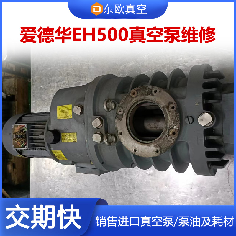 EDWARDS EH500 Roots vacuum pump repair, fixing jam pump issues, rotor cleaning, free consultation